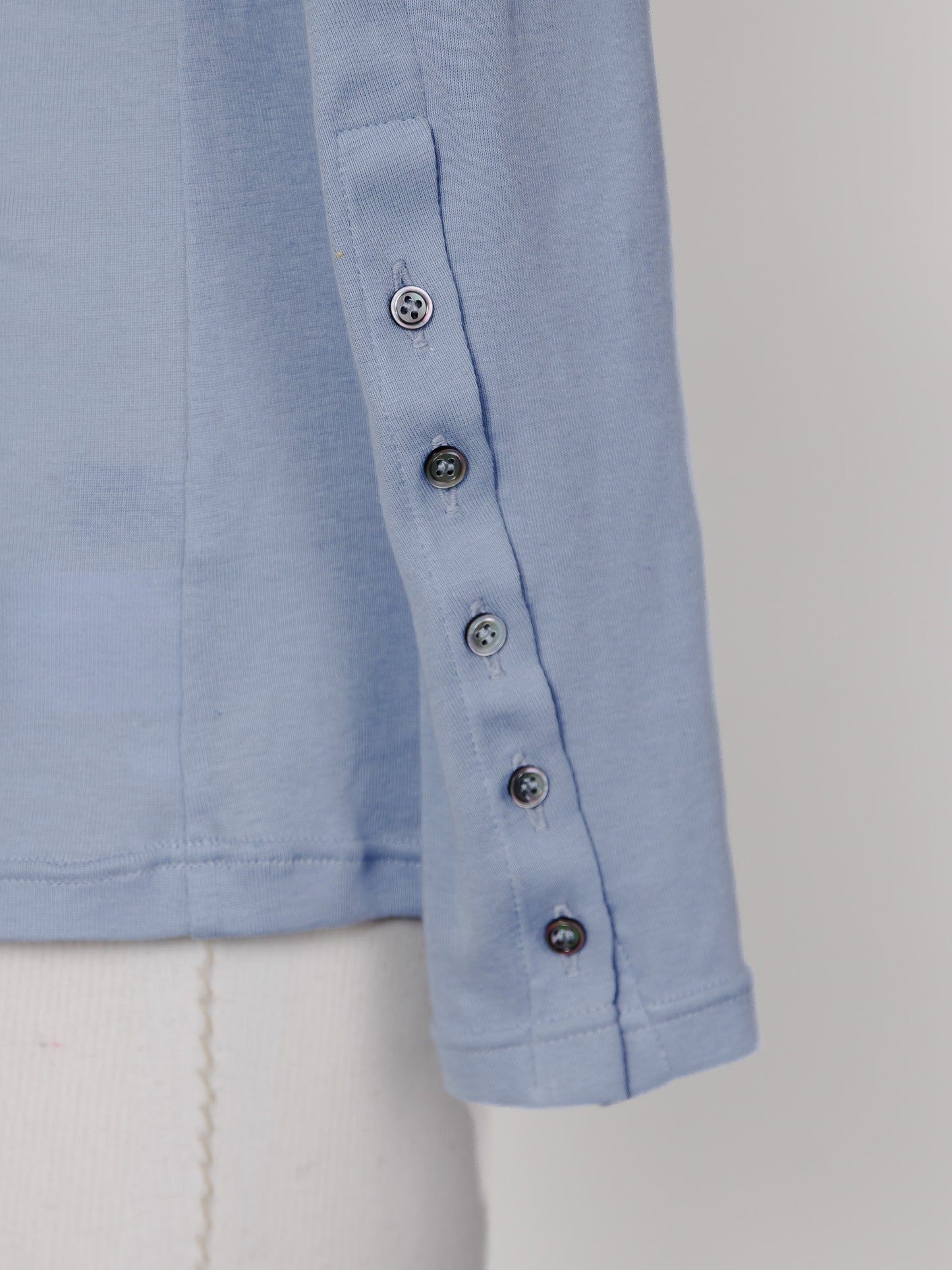 【Order】high neck button cut and sew