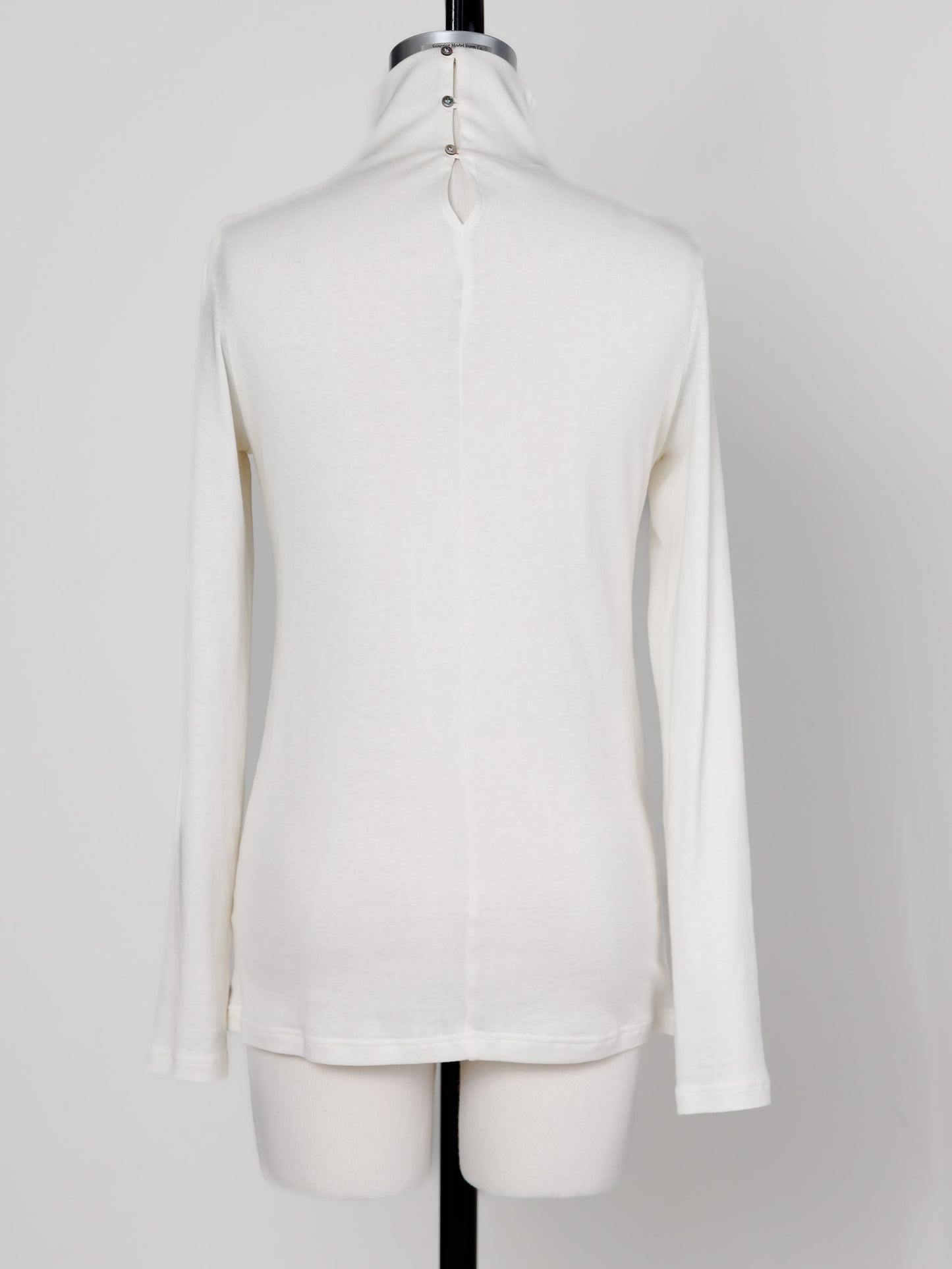 【Order】high neck button cut and sew