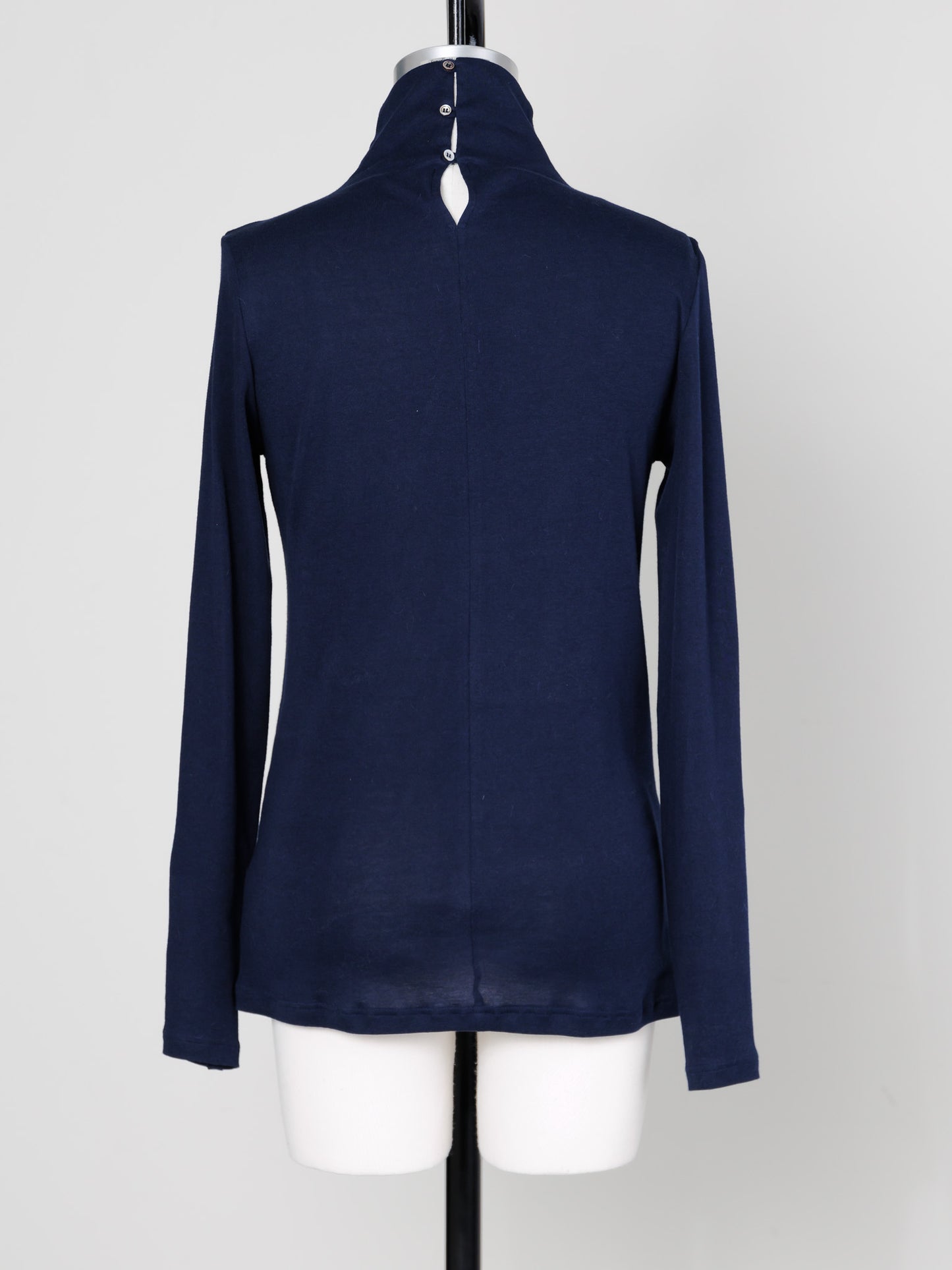 【Order】high neck button cut and sew