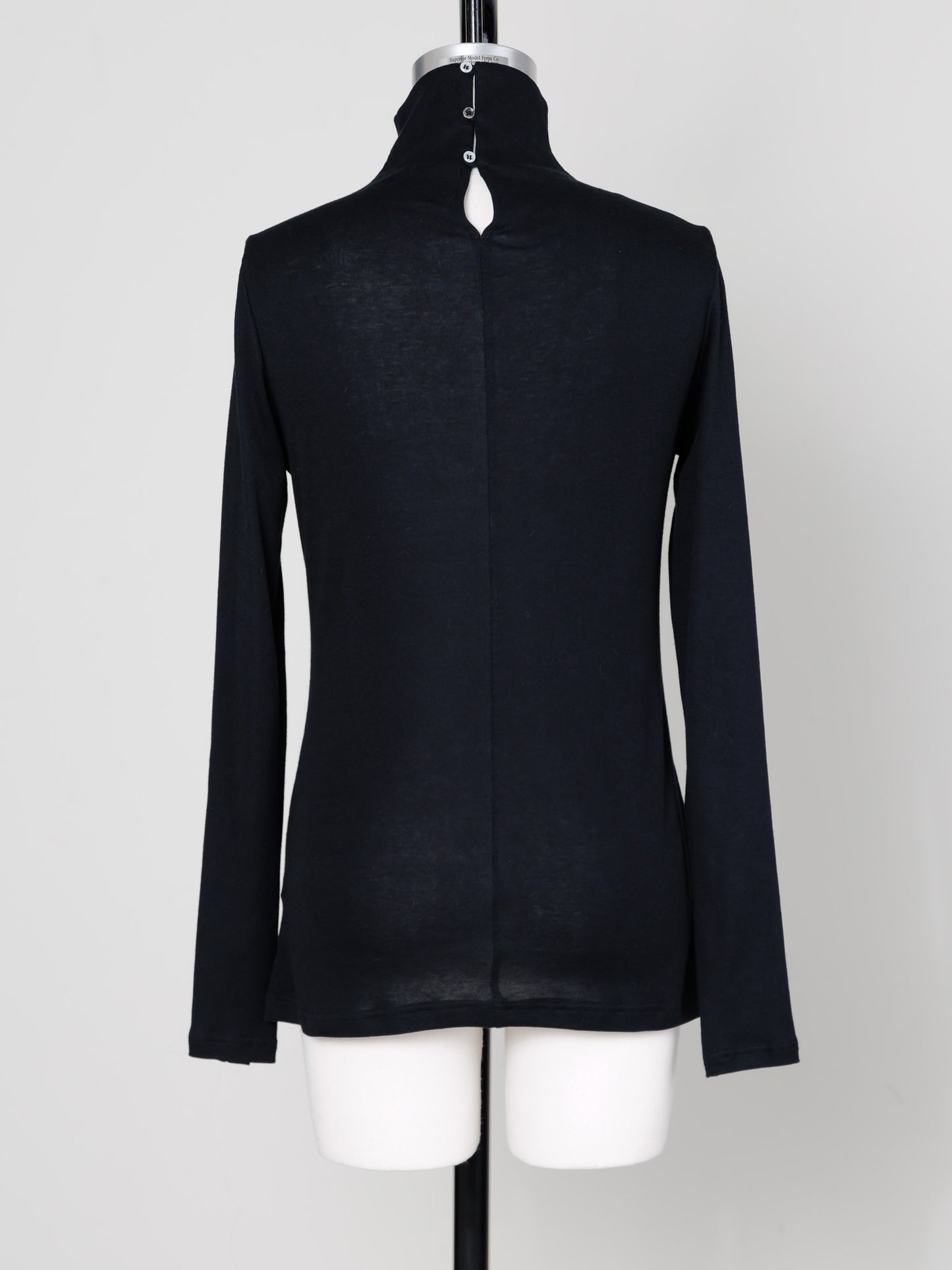 【Order】high neck button cut and sew