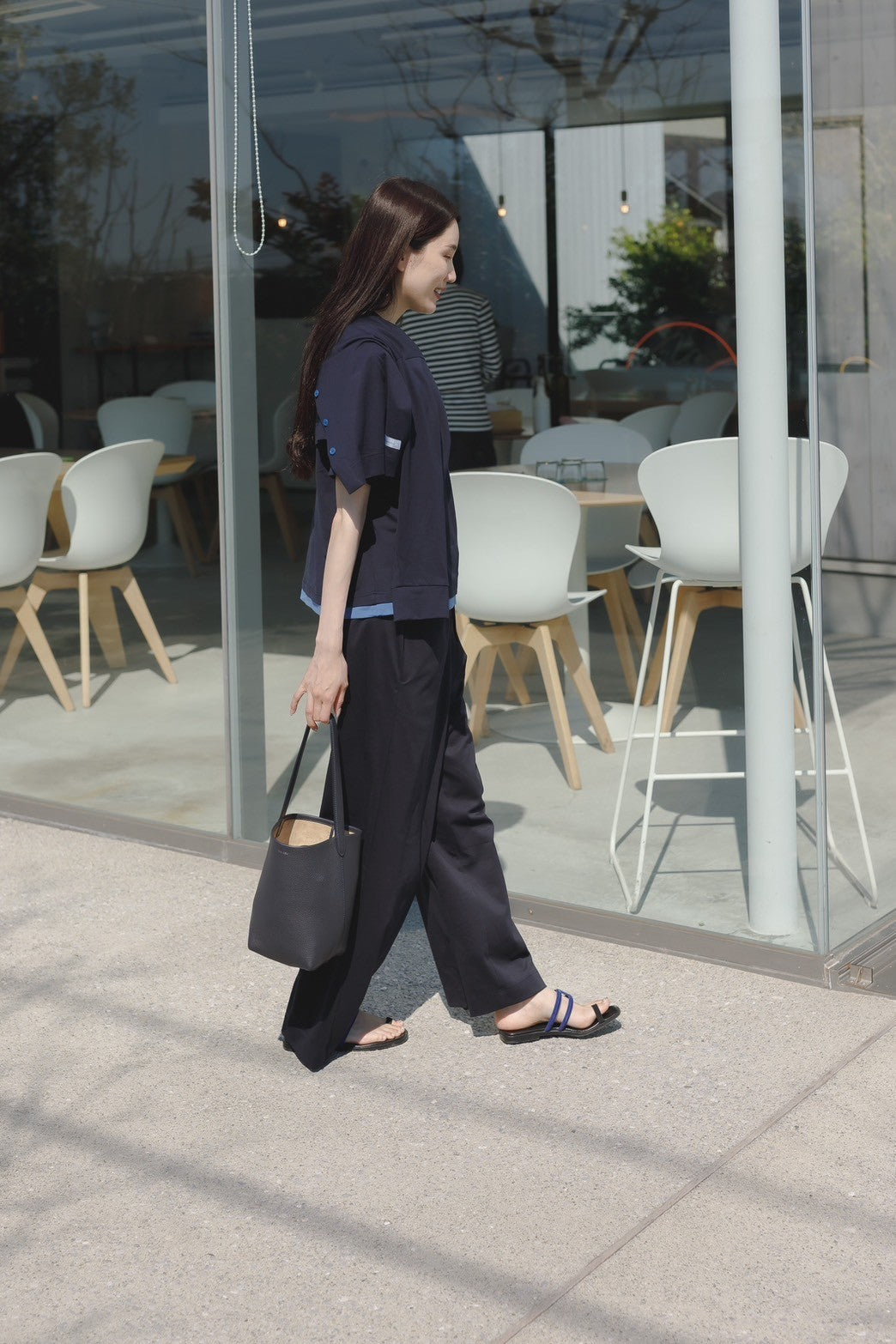 Relax straight pants