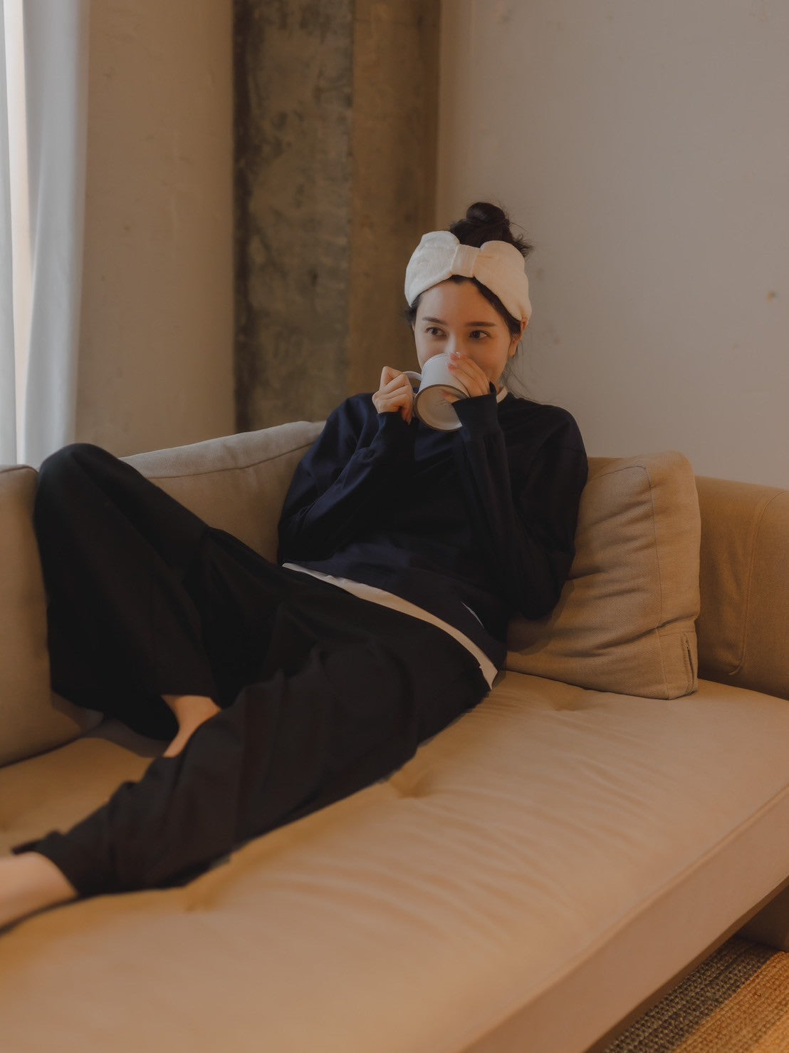 Relax straight pants