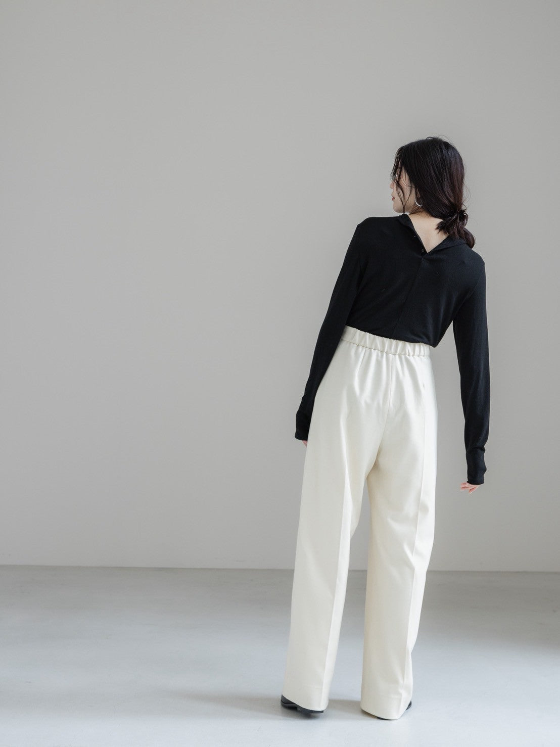 【PRE ORDER】relax tuck soft wool pants