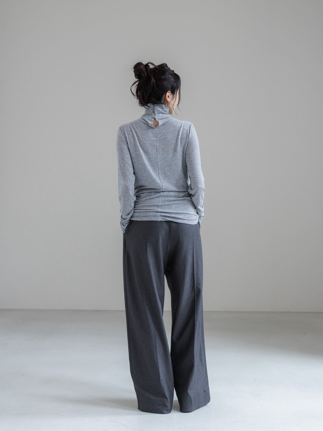 【PRE ORDER】cashmere touch high neck pullover