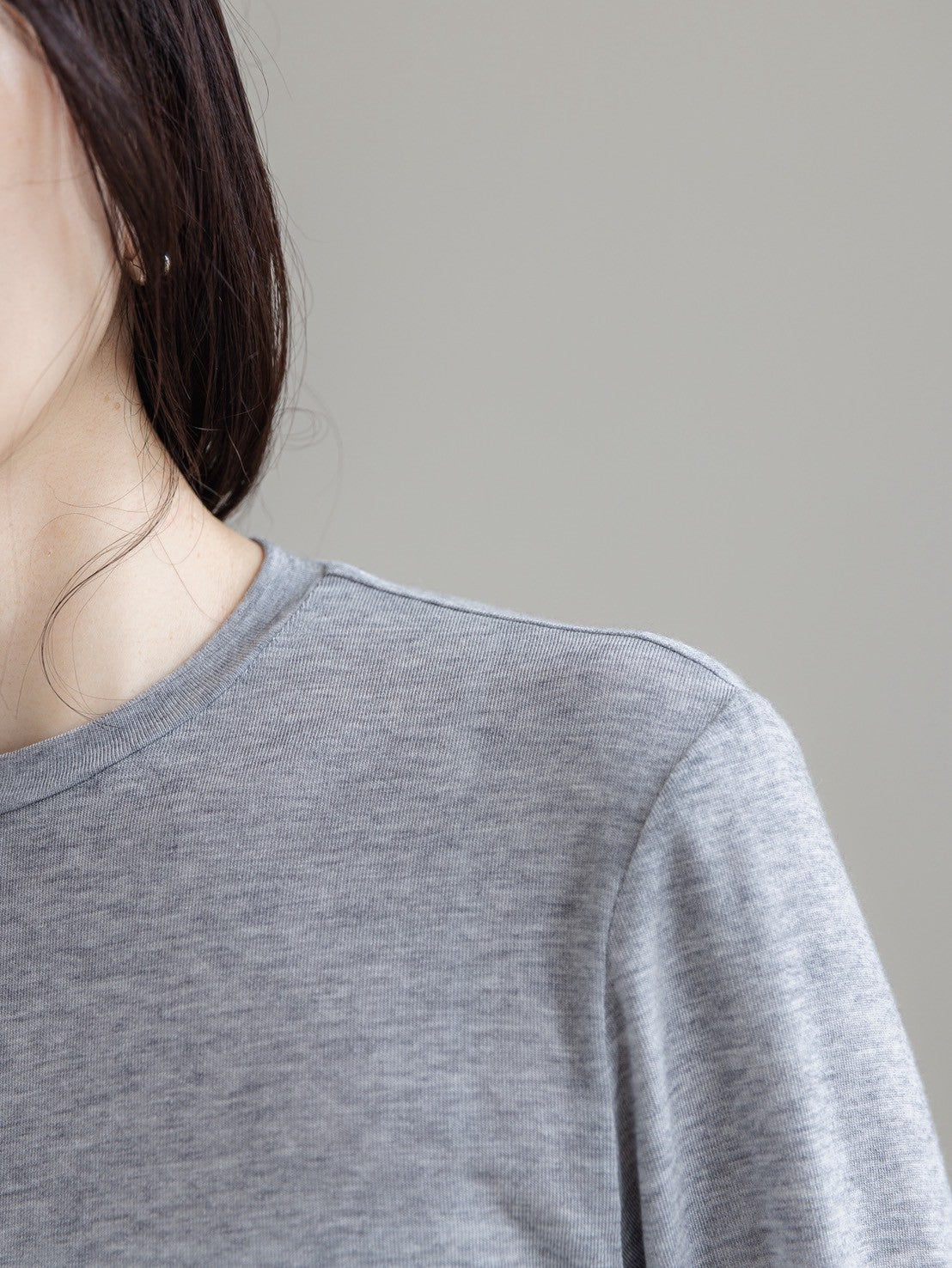 【PRE ORDER】cashmere touch crew neck pullover