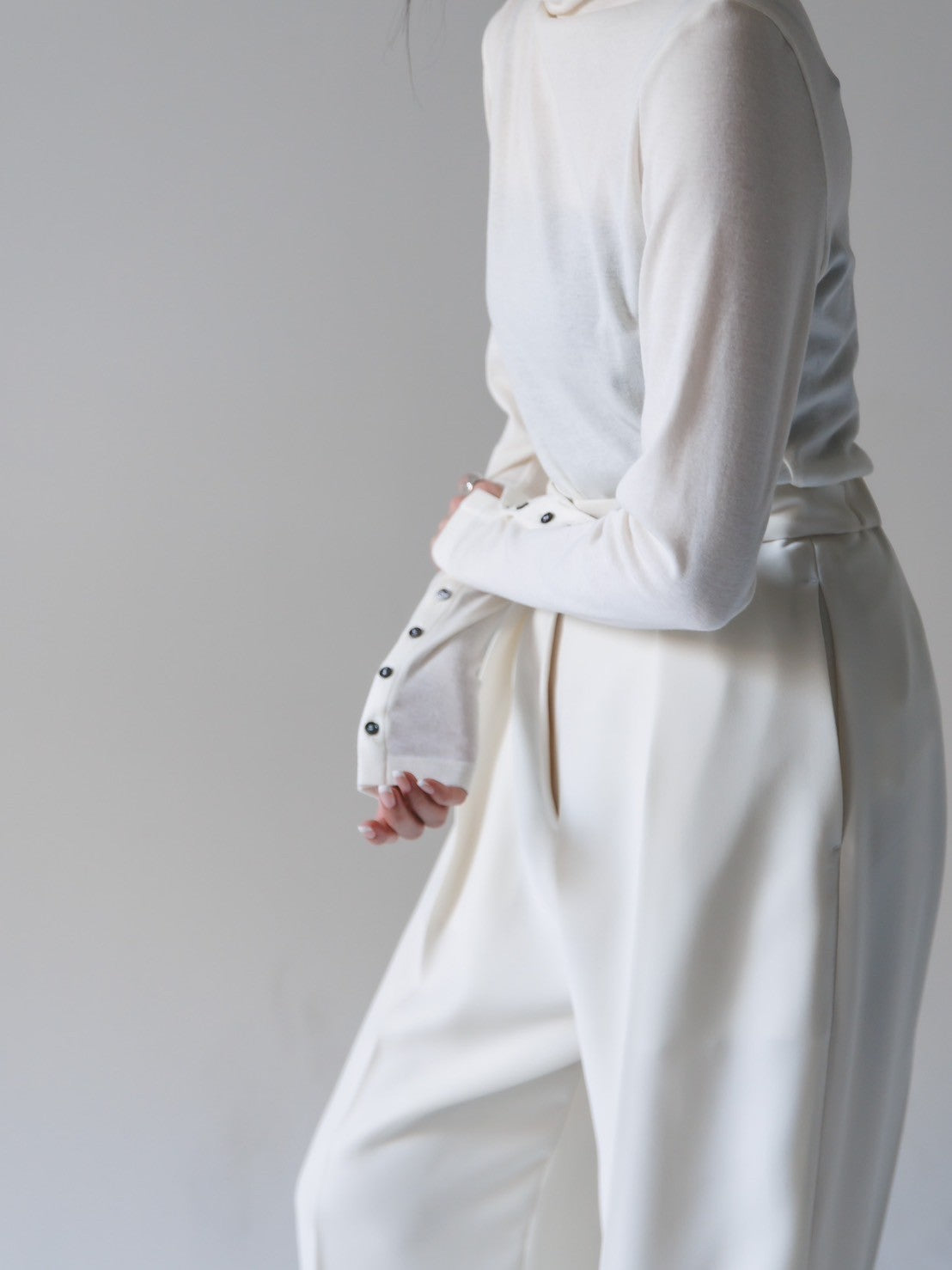 【Order】relax tuck soft pants