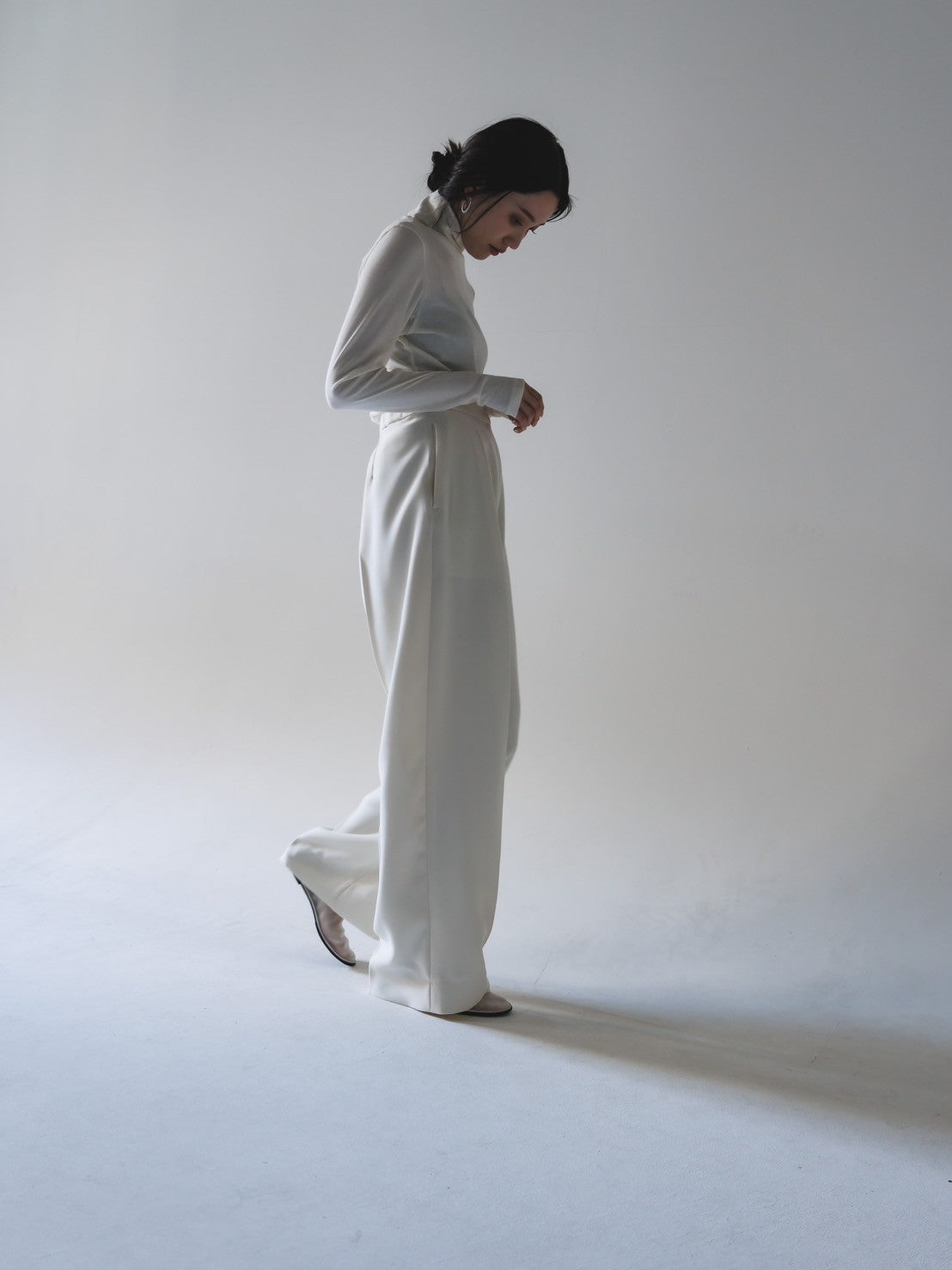 【Order】relax tuck soft pants