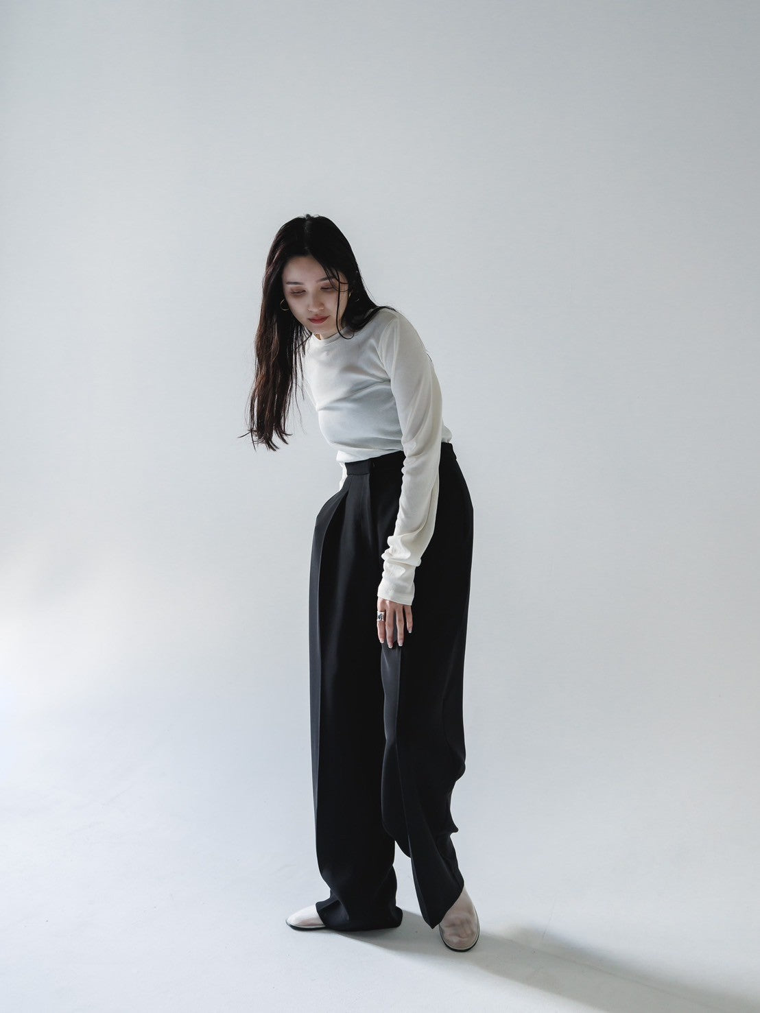 【Order】relax tuck soft pants
