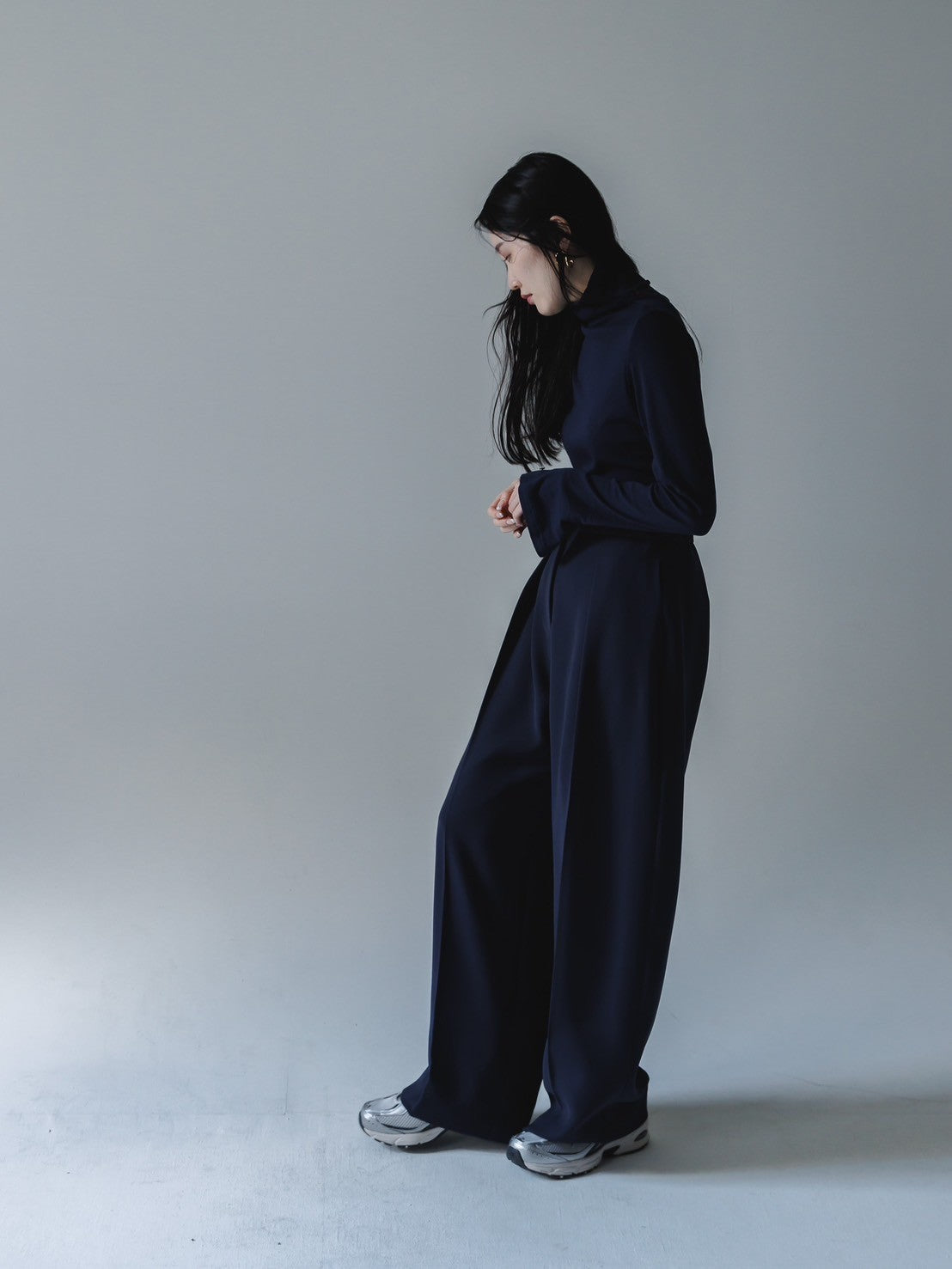 【Order】relax tuck soft pants