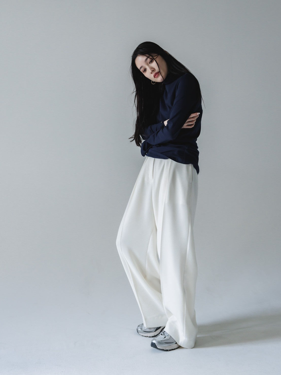 【Order】relax tuck soft pants