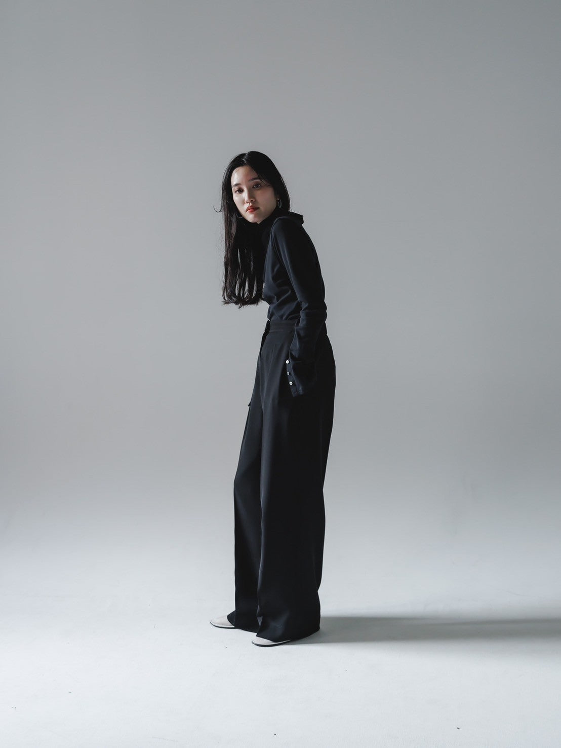 【Order】relax tuck soft pants