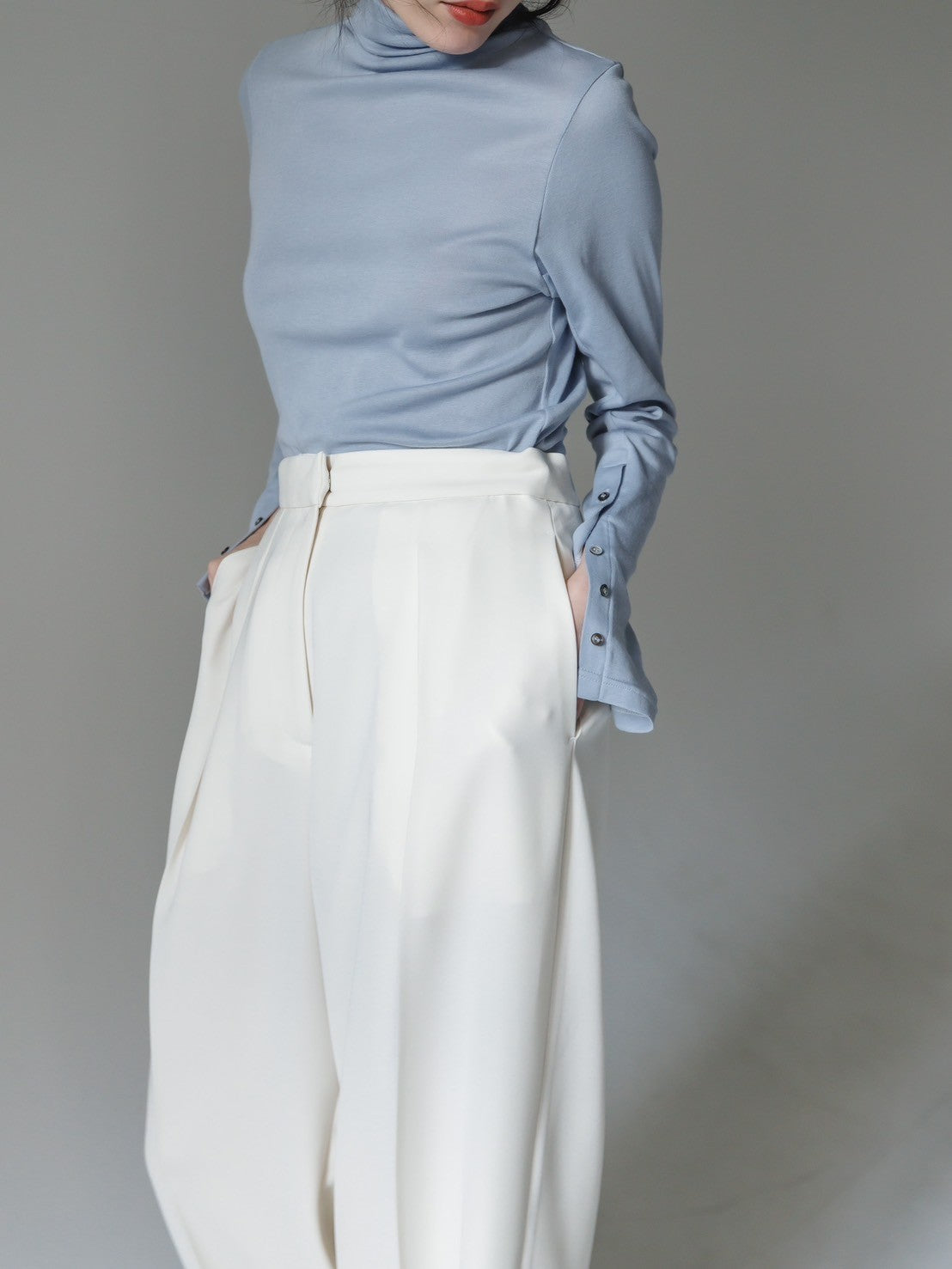 【Order】relax tuck soft pants