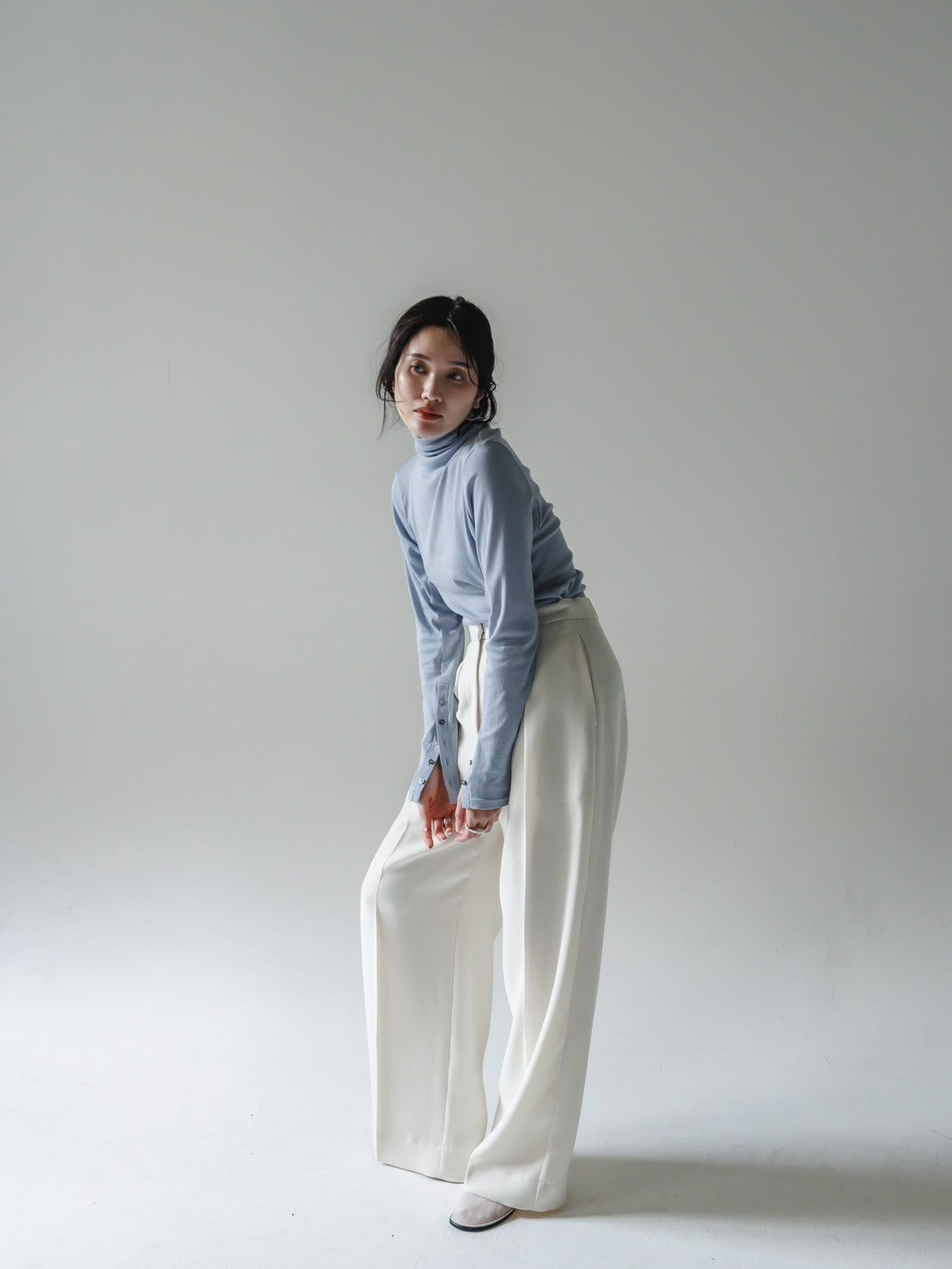 【Order】relax tuck soft pants
