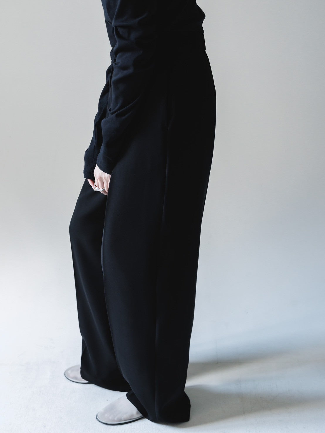 【Order】relax tuck soft pants