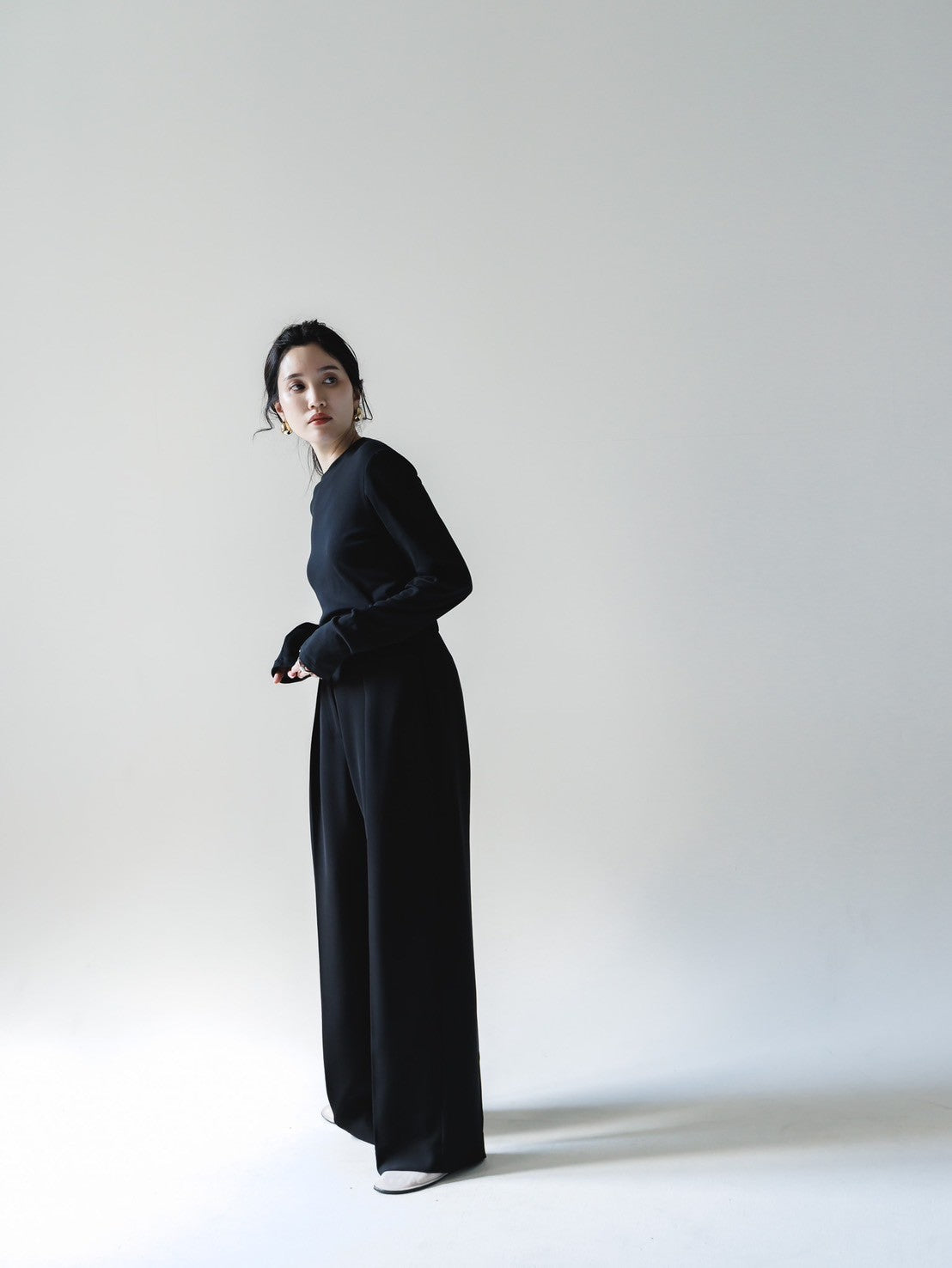 【Order】relax tuck soft pants