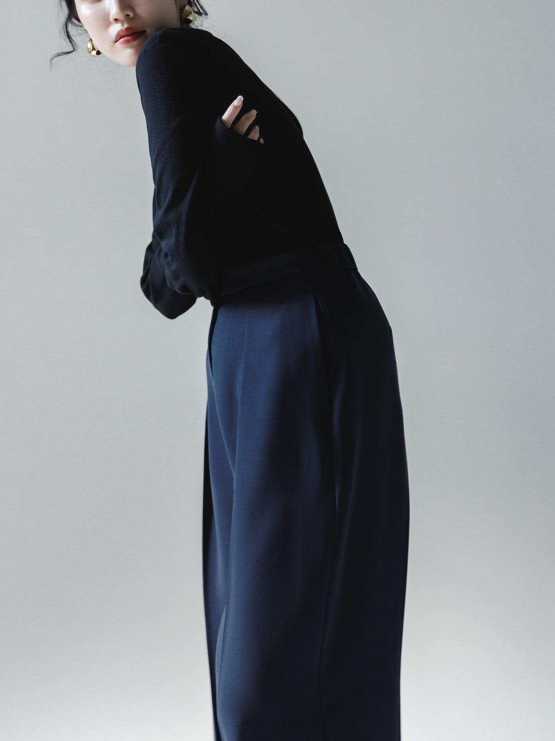 【Order】relax tuck soft pants