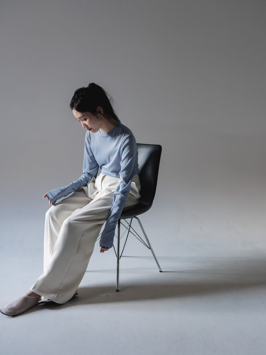 【Order】relax tuck soft pants