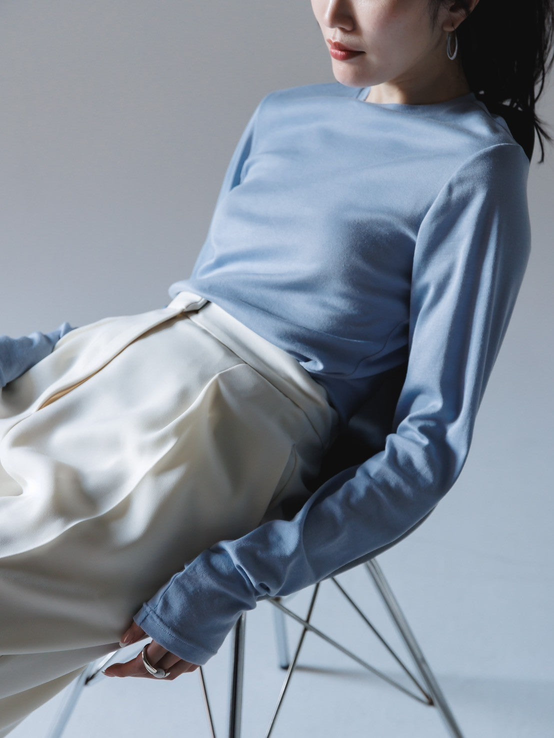 【Order】relax tuck soft pants