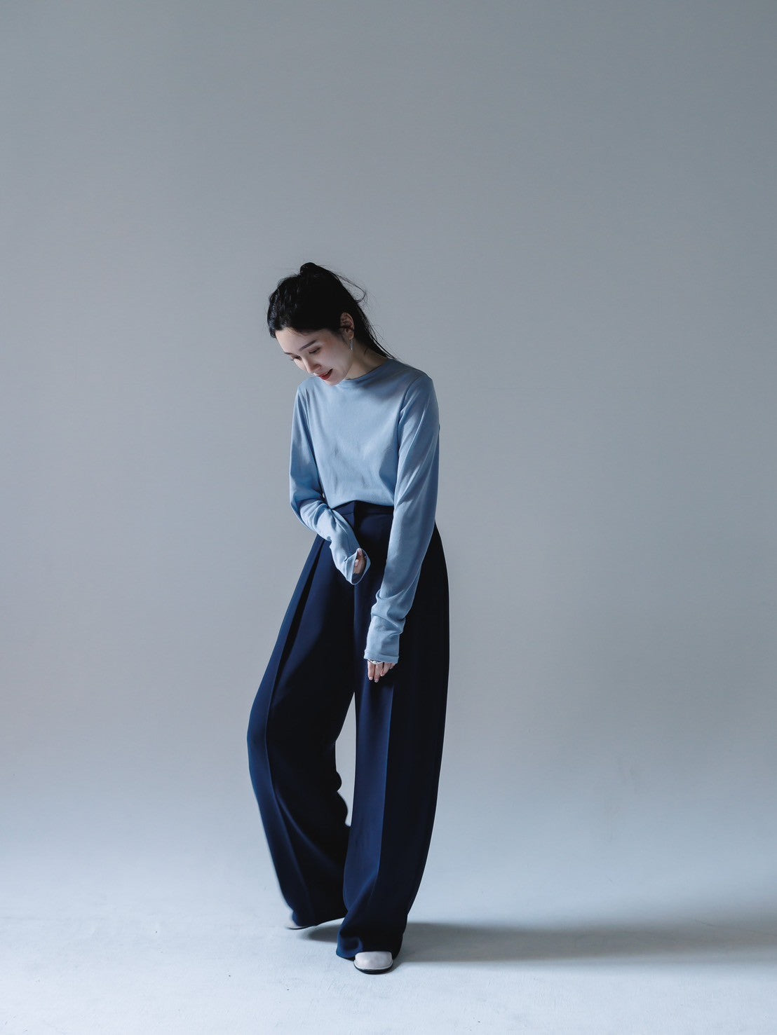 【Order】relax tuck soft pants