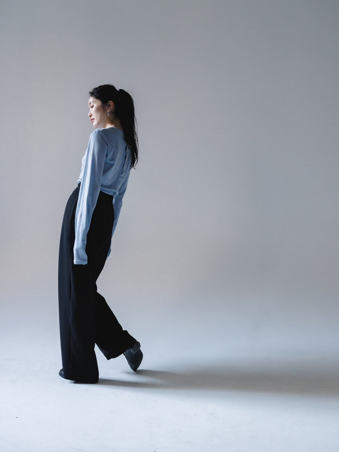 【Order】relax tuck soft pants