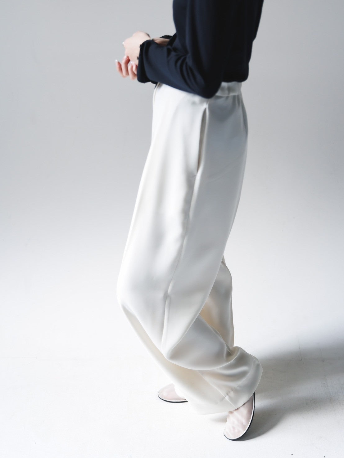 【Order】relax tuck soft pants