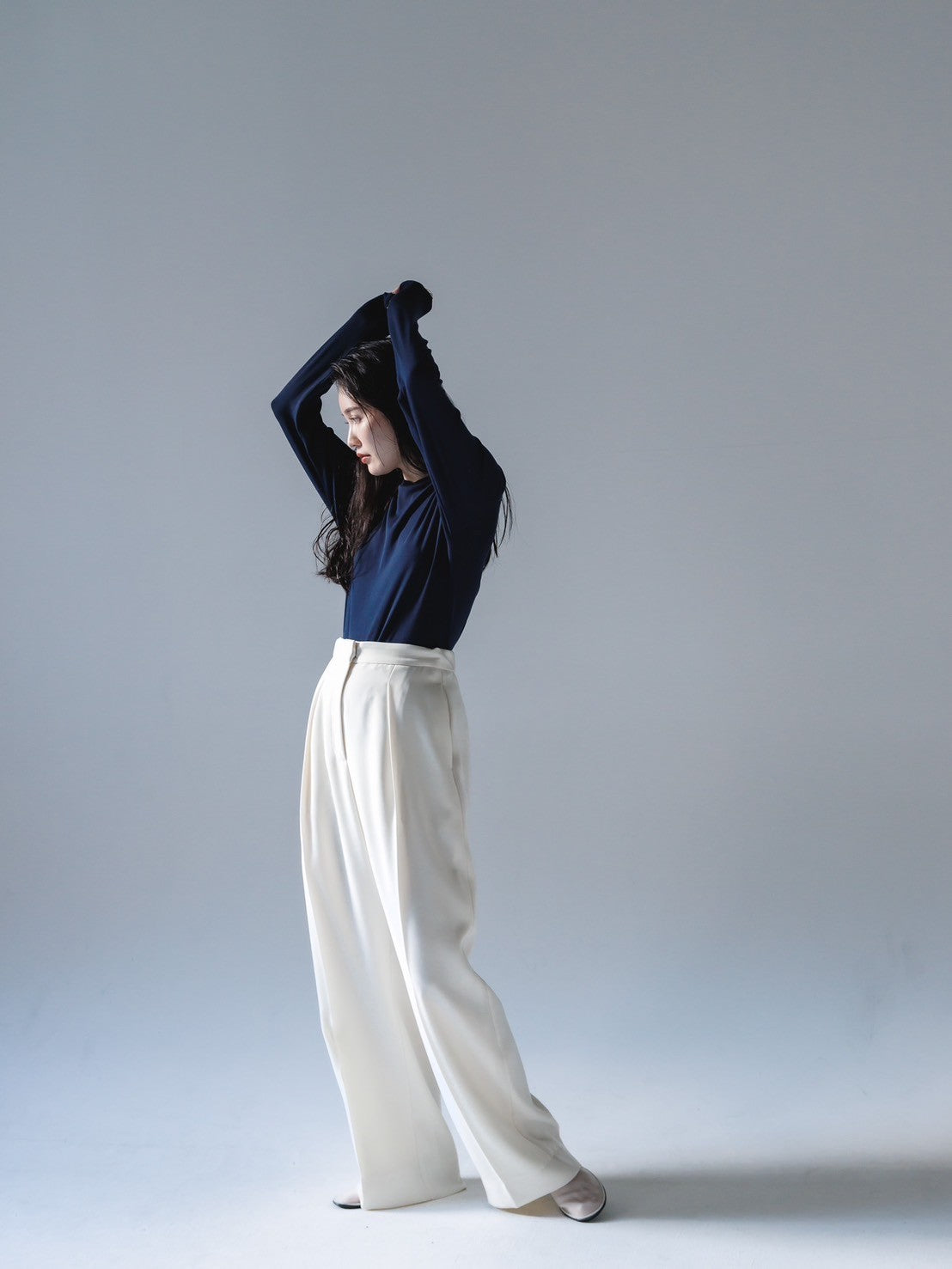 【Order】relax tuck soft pants