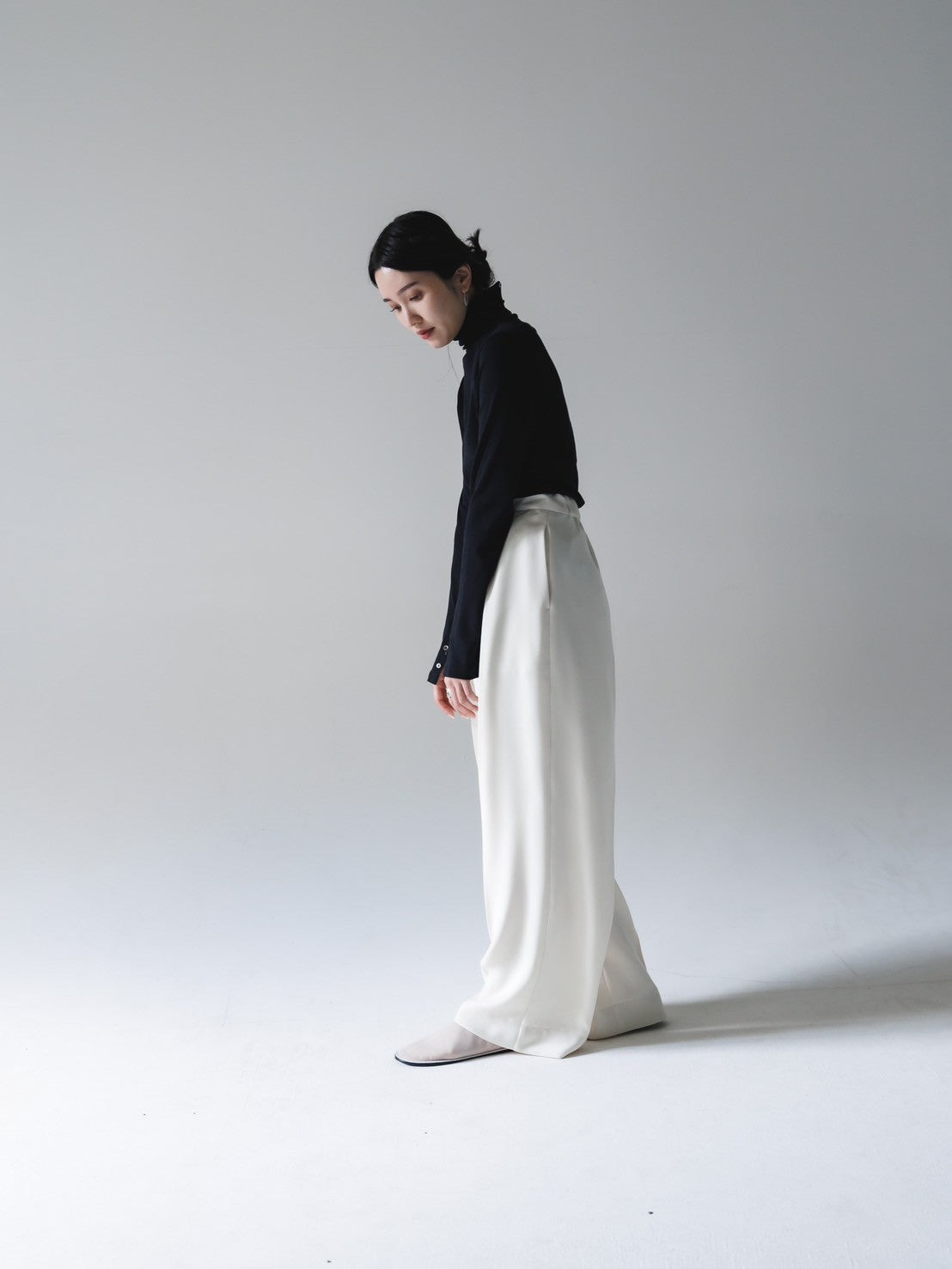 【Order】relax tuck soft pants