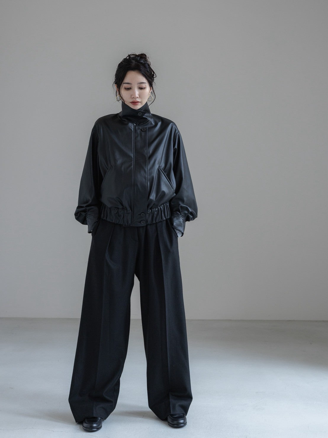 【PRE ORDER】easy care soft leather jacket