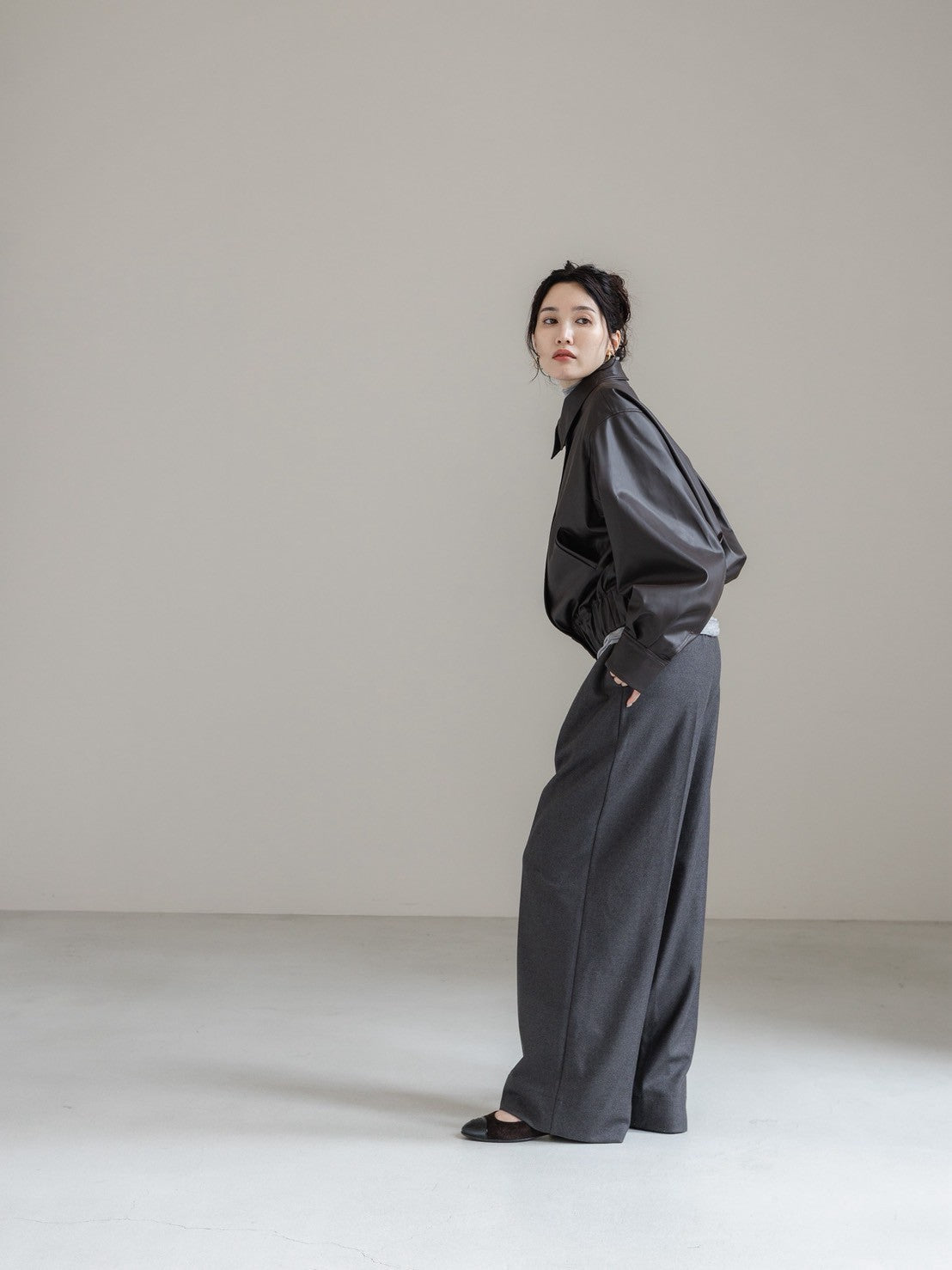 【PRE ORDER】easy care soft leather jacket
