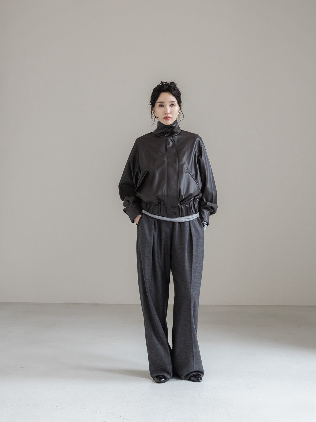 【PRE ORDER】easy care soft leather jacket