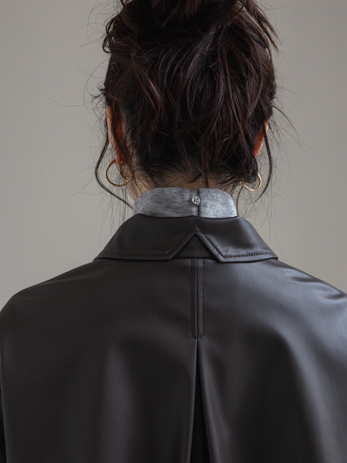 【PRE ORDER】easy care soft leather jacket