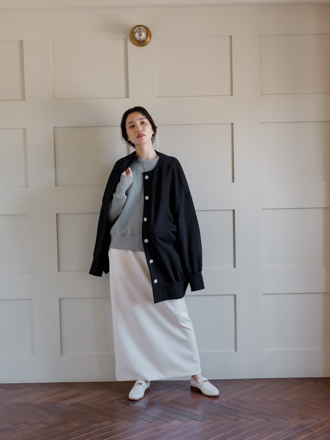 balloon sweat jacket