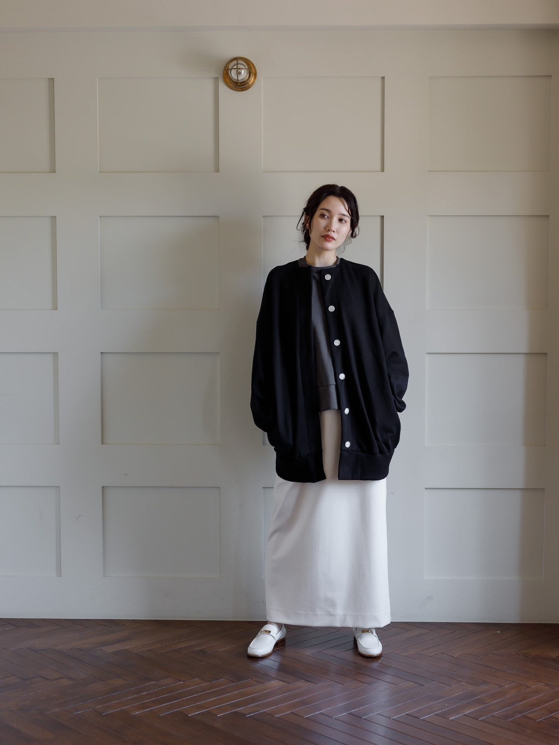 balloon sweat jacket