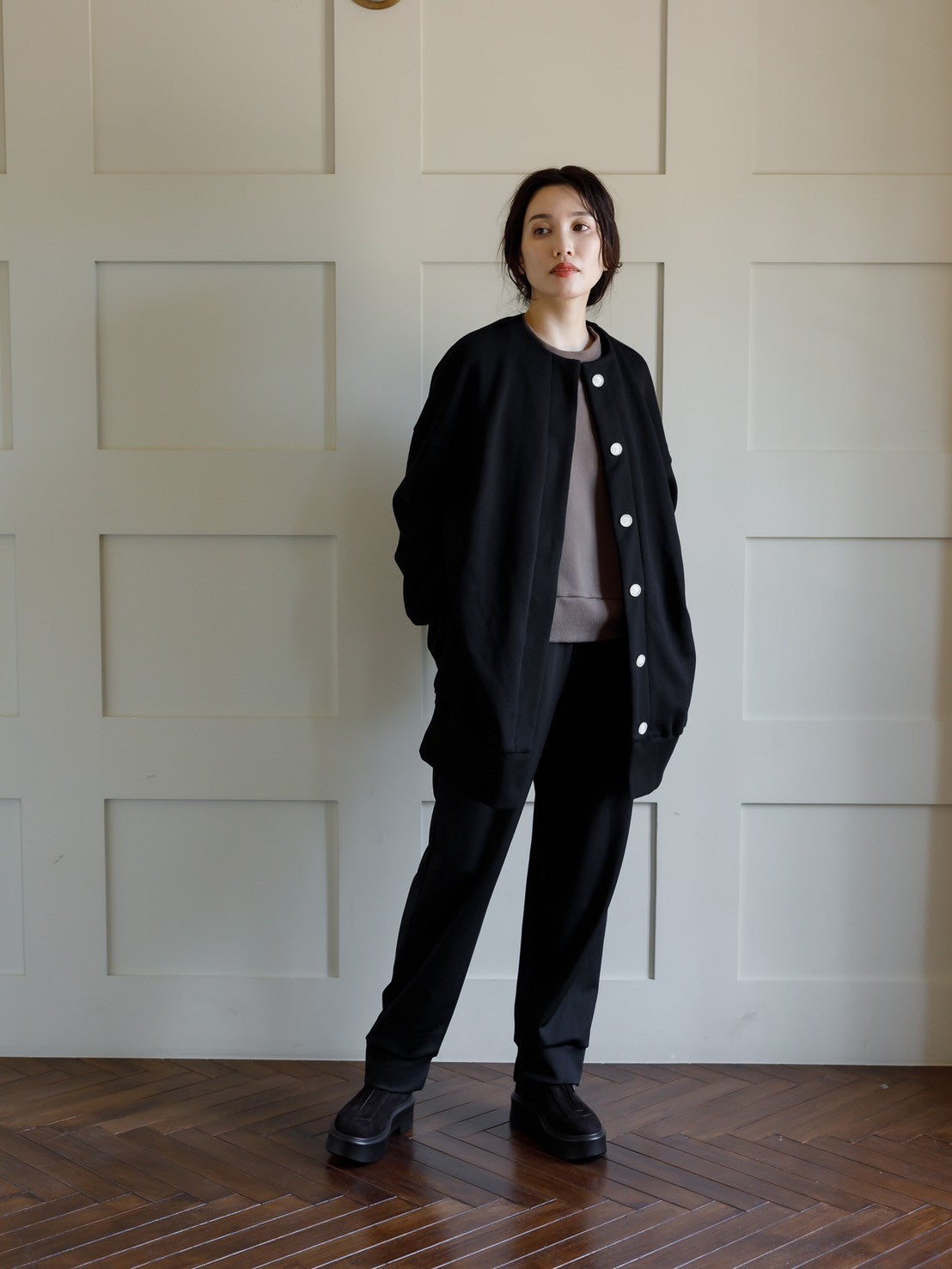 balloon sweat jacket