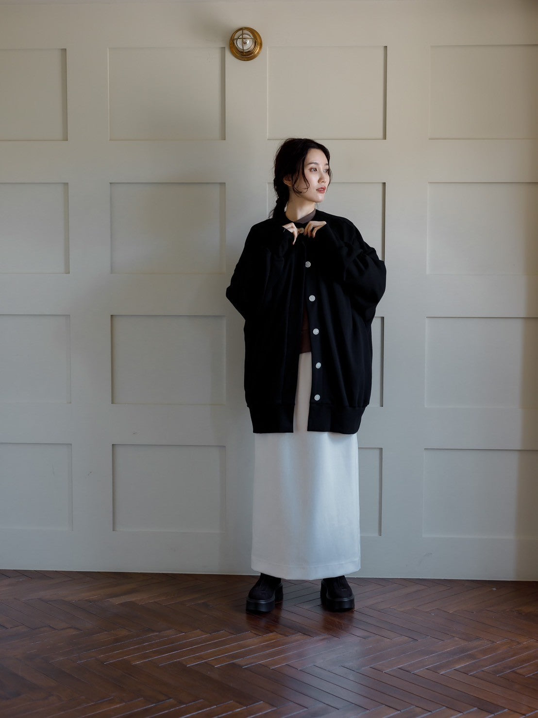 balloon sweat jacket