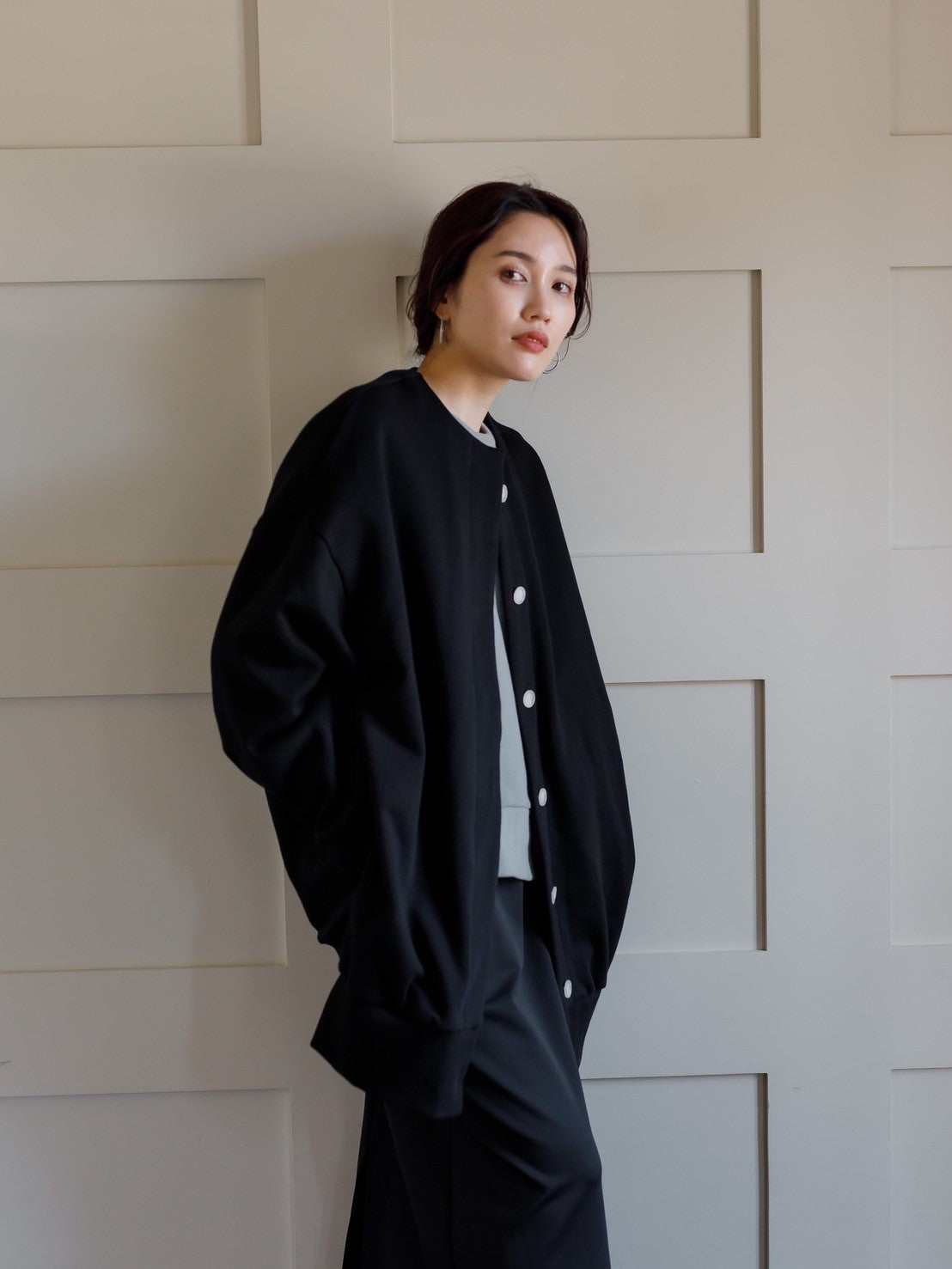 balloon sweat jacket