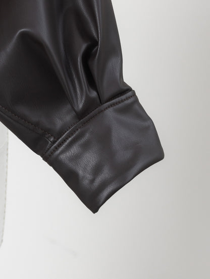 【PRE ORDER】easy care soft leather jacket