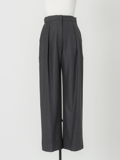 【PRE ORDER】relax tuck soft wool pants