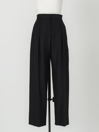 【PRE ORDER】relax tuck soft wool pants