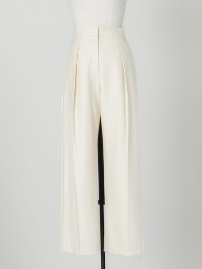 【PRE ORDER】relax tuck soft wool pants
