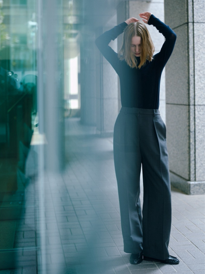 【Pre Order】leather pocket pants