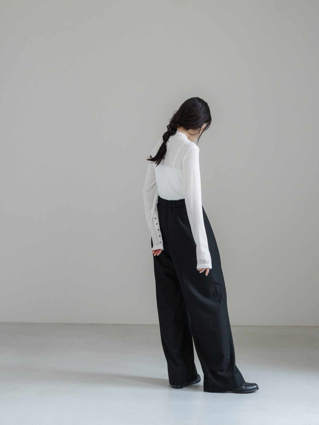 【PRE ORDER】relax tuck soft wool pants