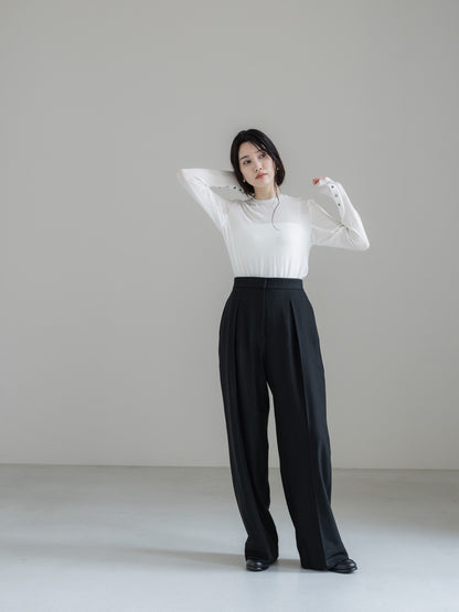 【PRE ORDER】cashmere touch crew neck pullover