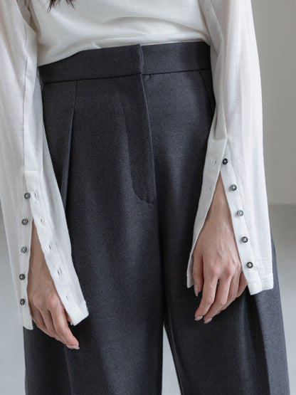 【PRE ORDER】cashmere touch high neck pullover