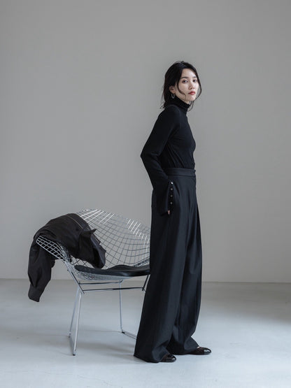 【PRE ORDER】cashmere touch high neck pullover