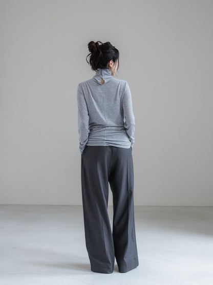 【PRE ORDER】cashmere touch high neck pullover