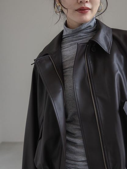 【PRE ORDER】cashmere touch high neck pullover