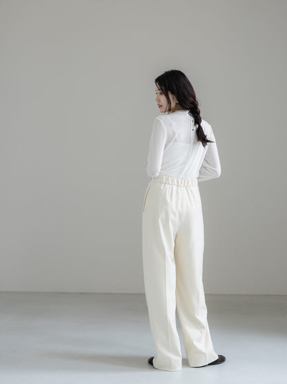 【PRE ORDER】cashmere touch crew neck pullover