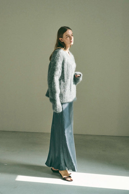 【PRE ORDER】ocean satin skirt