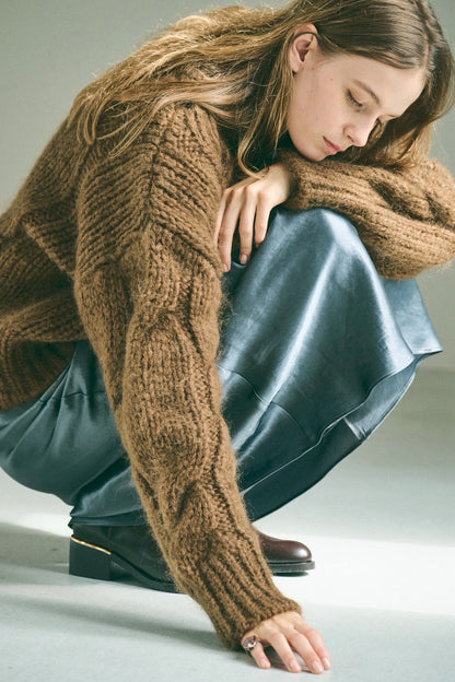 【PRE ORDER】ocean satin skirt